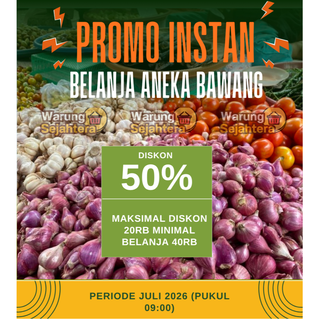 Bawang Merah & Putih Kating Bombay Segar | Brambang