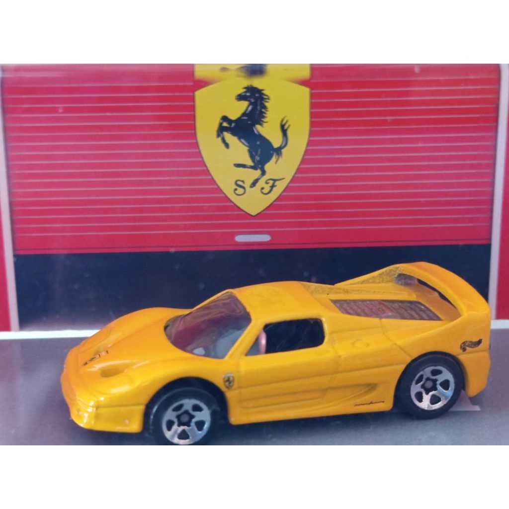 Hotwheels Ferrari F50 Yellow