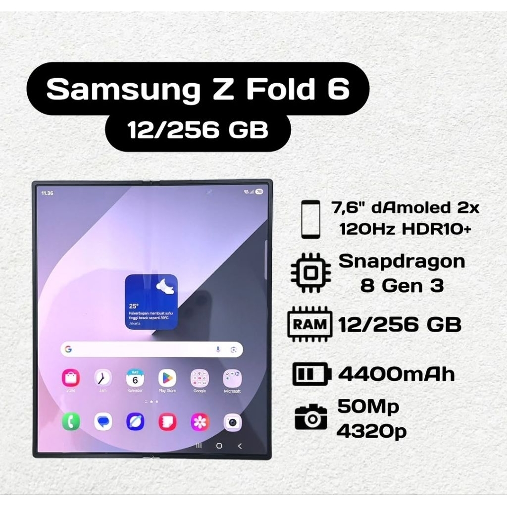 Samsung Galaxy Z Fold 6 12/256 GB Second
