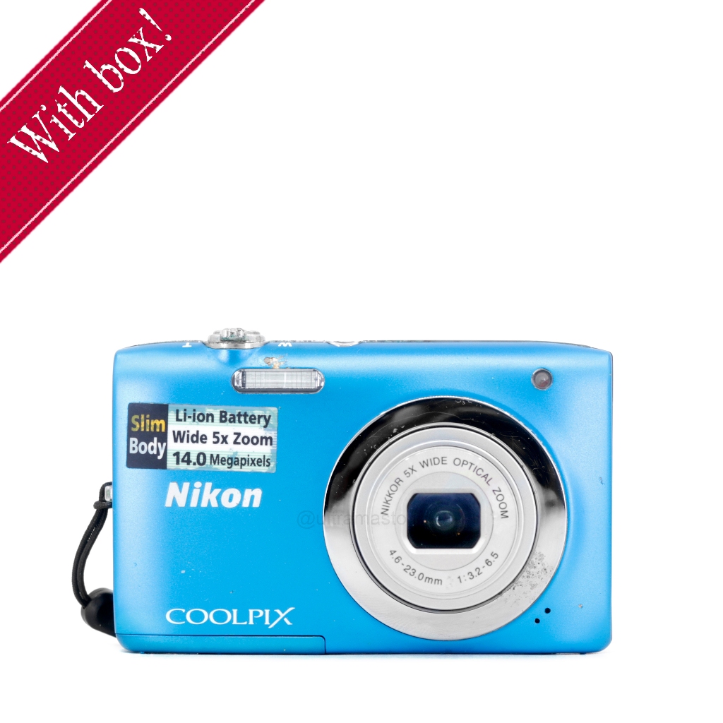 Kamera Digital Pocket Nikon COOLPIX S2600 HD (Biru) | 14.0 Megapixels - Digicam