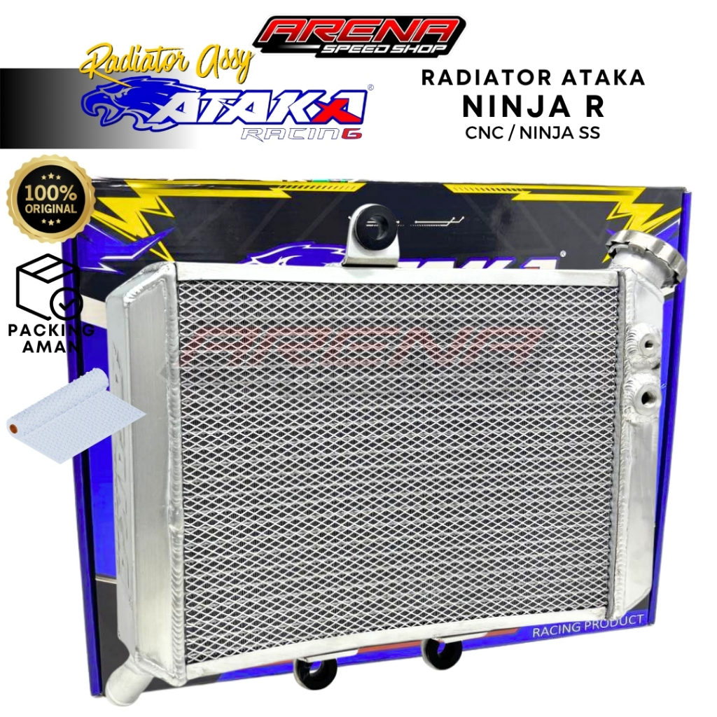 ATAKA Racing Aluminium Radiator Ninja R - Radiator Almu Ninja R SS Original Ataka Malaysia