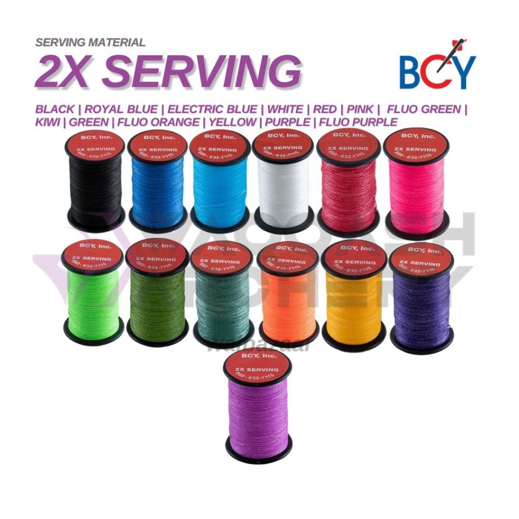 BCY 2X END SERVING MATERIAL String Benang Bahan Impor