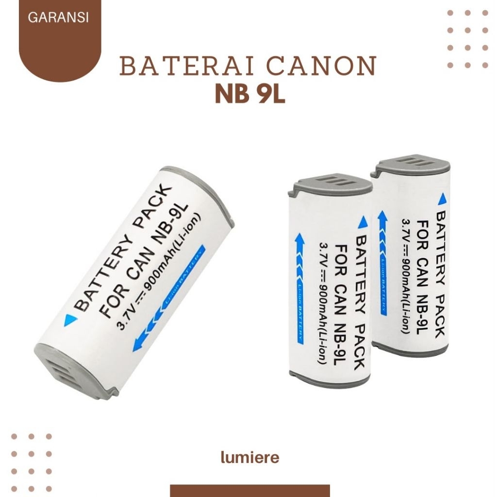 BATERAI CANON NB 9L CANON IXUS 500 510