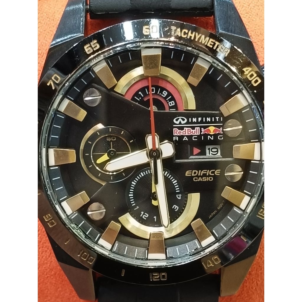Casio Edifrace infinity Redbull original second