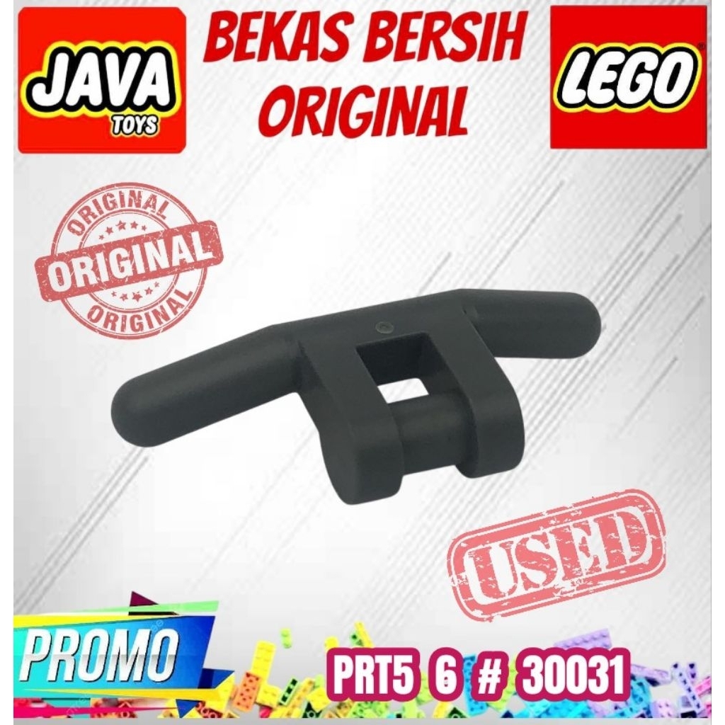 LEGO PART ORI ( PRT5 6 # 30031 ) LEGO stang minifigure, utensil handlebars Bekas Layak Pakai
