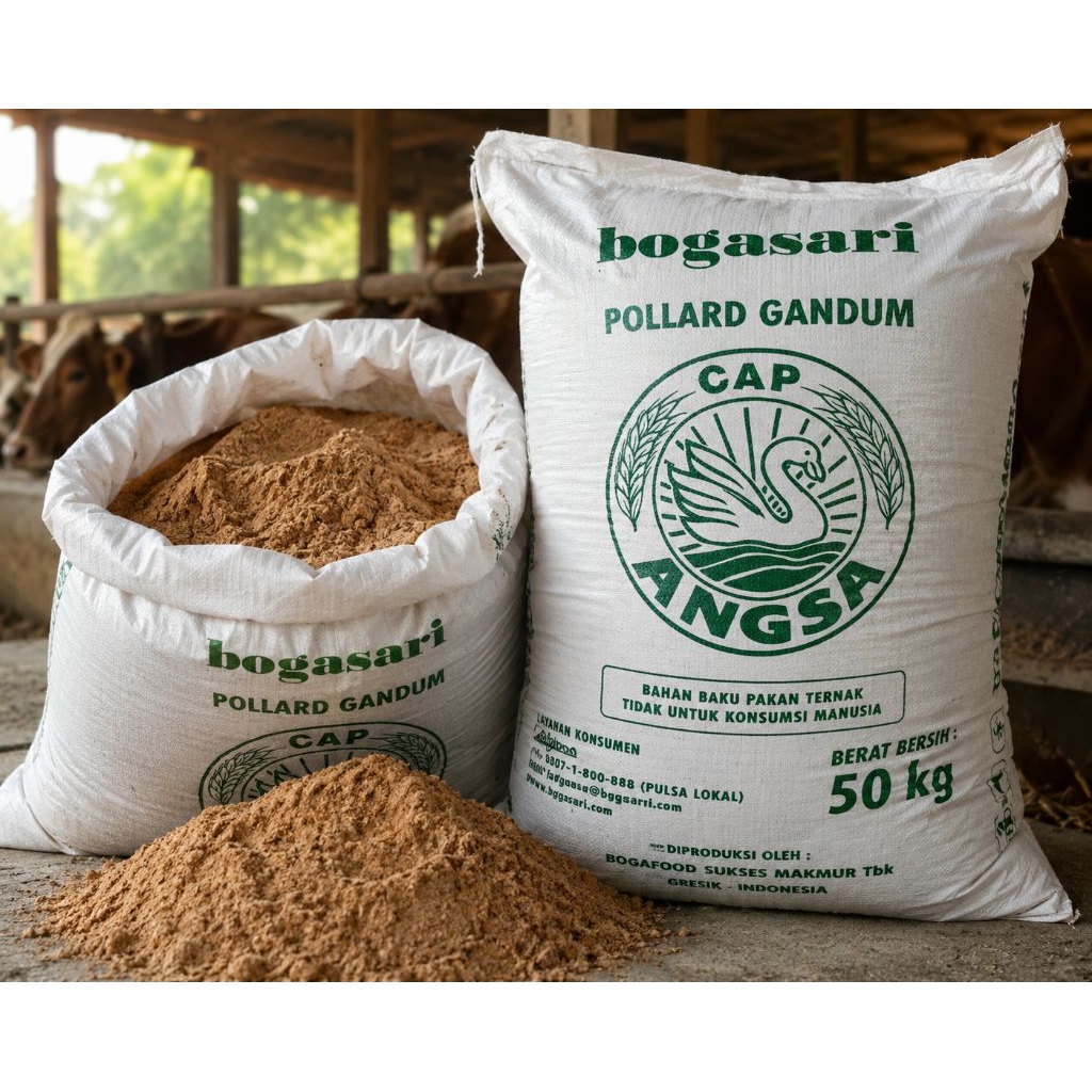 pollard gandum cap angsa