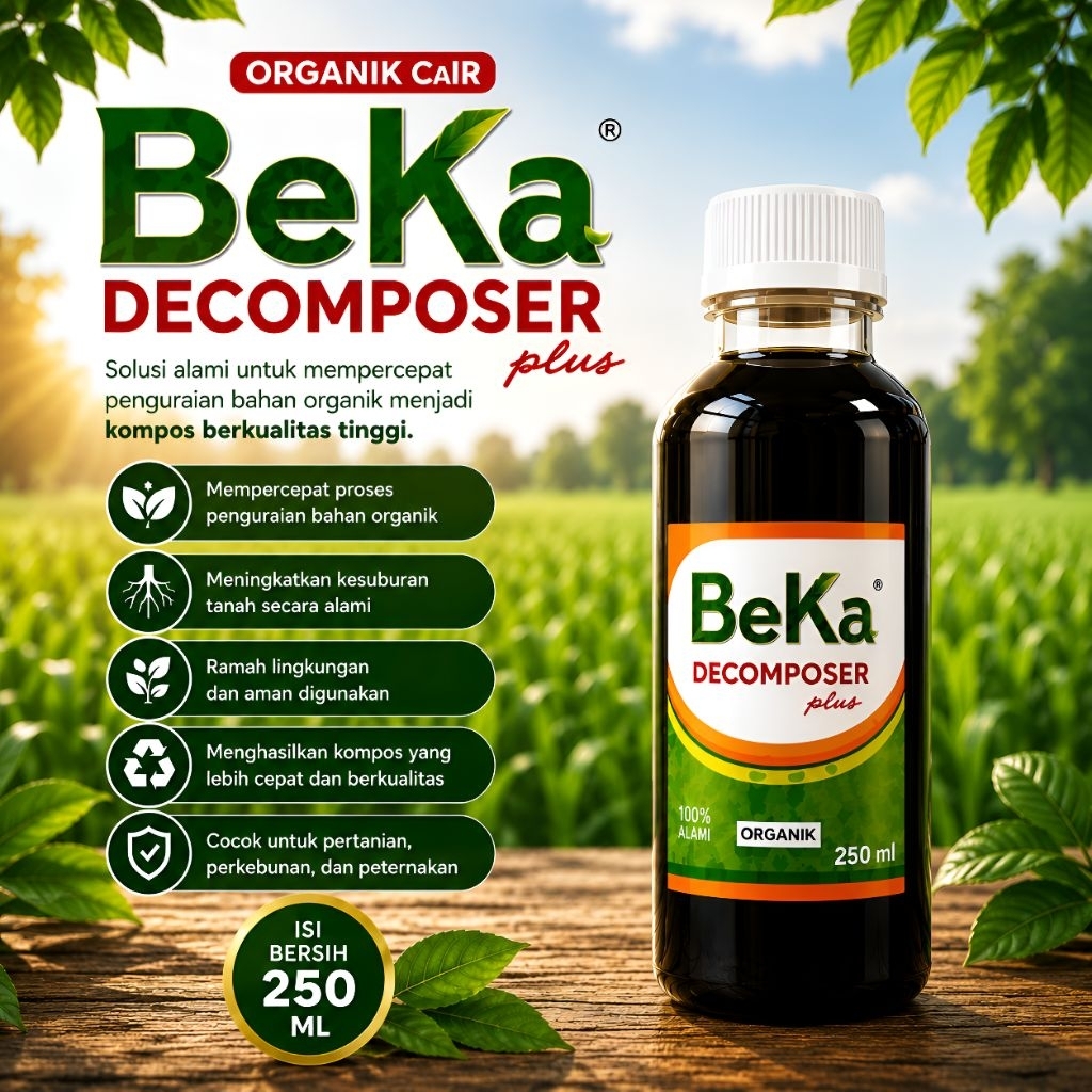 BeKa Decomposer Plus 250ml Dekomposer Organik Cair