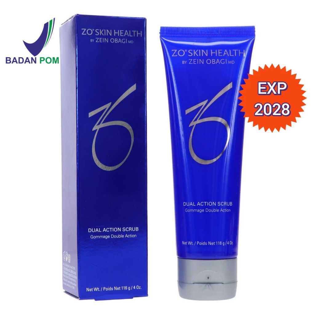 Obagi Dual Action Scrub 116g (Zein Obagi) AHA BHA For Oily Skin Face/Body