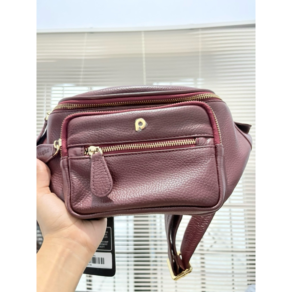 papilon waist bag maroon