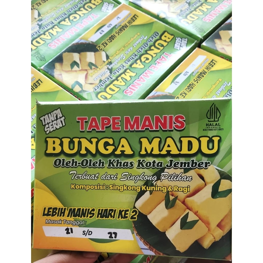 Tape Singkong Jember Bunga Madu