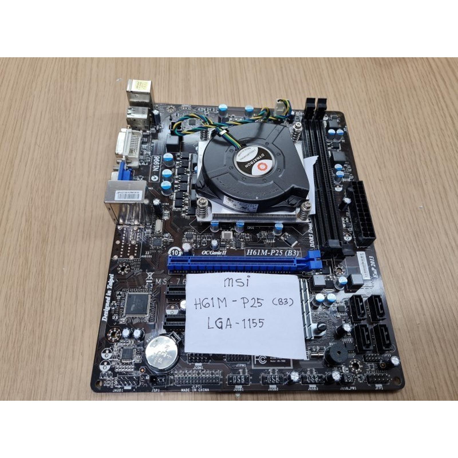 MOTHERBOARD MSI GAMING H61M-P25 (B3) Micro ATX LGA1155 ( BERGARANSI )