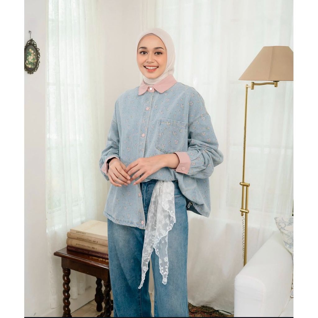 Fleur Denim Jacket Iskanti