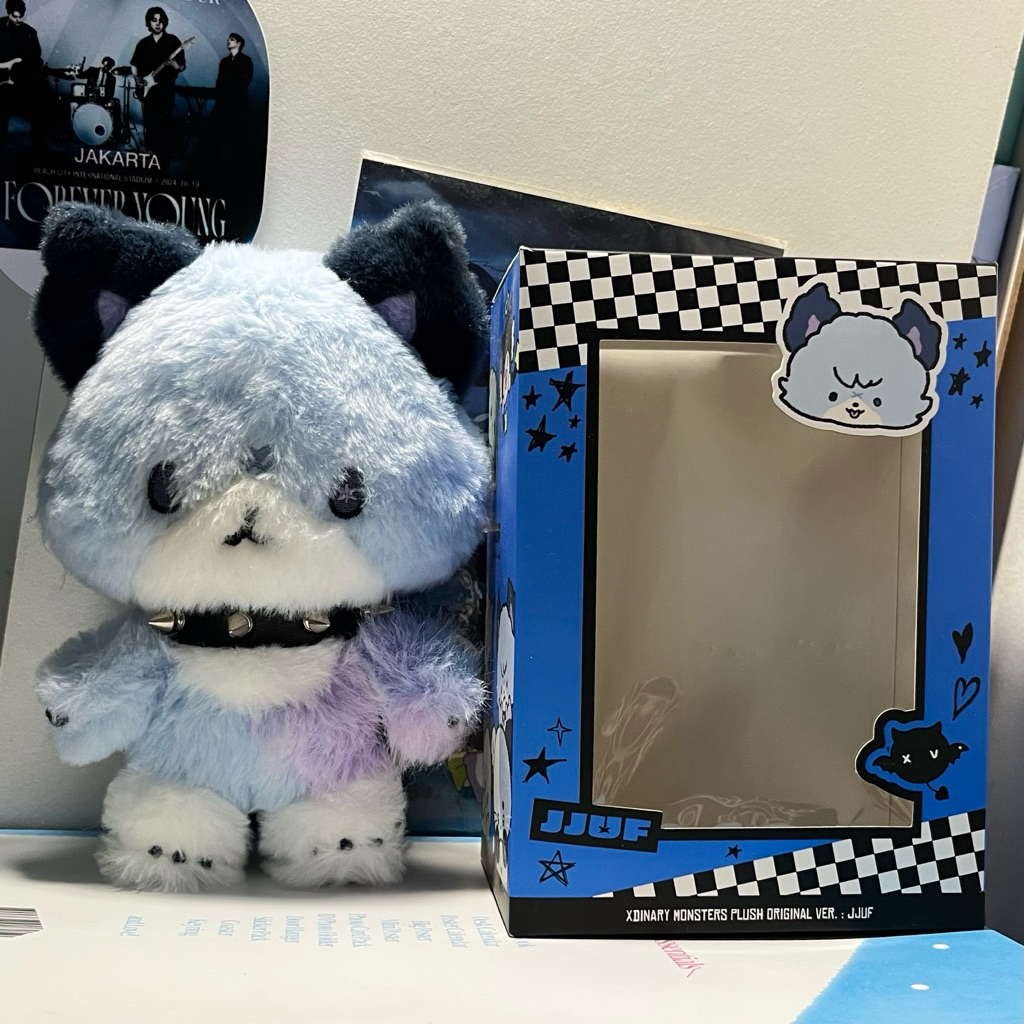 [booked] xdinary heroes xdinary monsters jjuf plush original ver unsealed