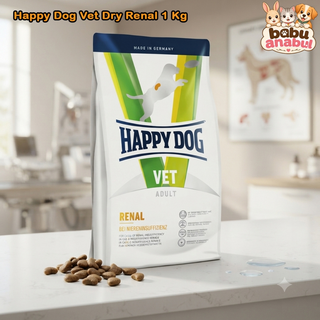 Happy Dog Vet Diet Renal 1kg Untuk Ginjal Anjing - Makanan Anjing Sakit Ginjal
