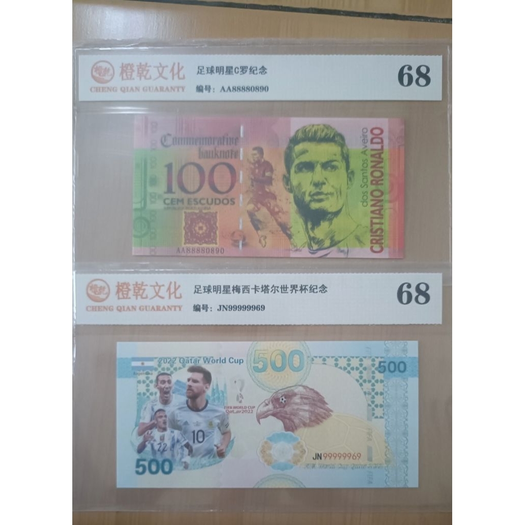 Test Note Ronaldo dan Messi