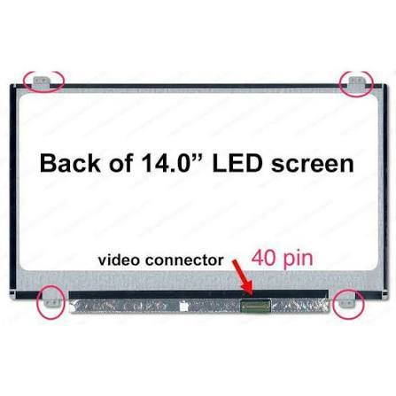 LED lcd laptop 14Z 1401 Z1401 14.0 SLIM PIN 40