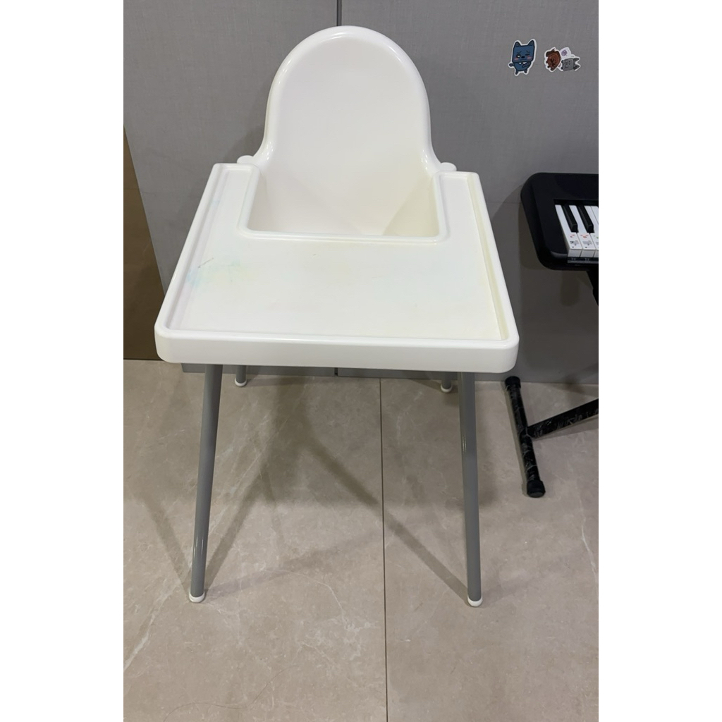 Preloved IKEA ANTILOP Kursi Makan Bayi / Baby Chair Lengkap dengan Meja