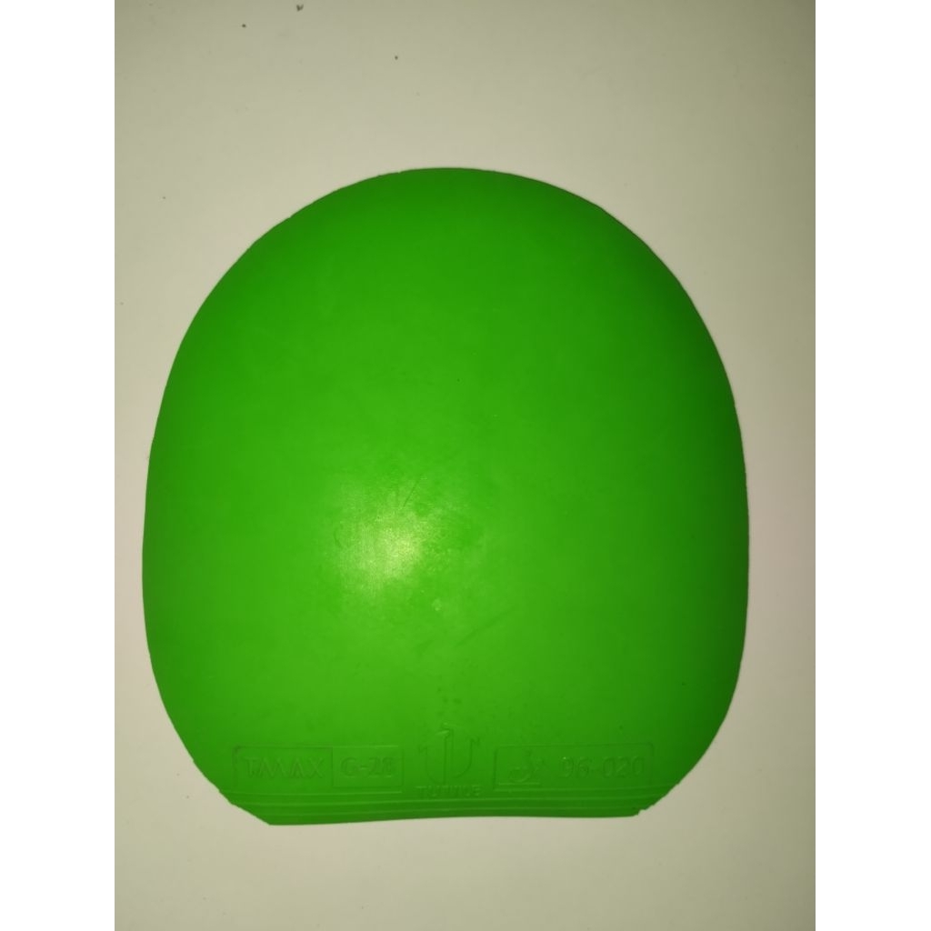 KARET TENIS MEJA TUTTLE TMAX G-28 HIJAU SPONS 2.0 SECOND ORIGINAL - KARET RUBBER BET PINGPONG BEKAS