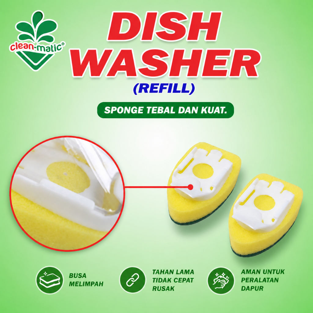 REFILL DISH WASHER CLEAN MATIC