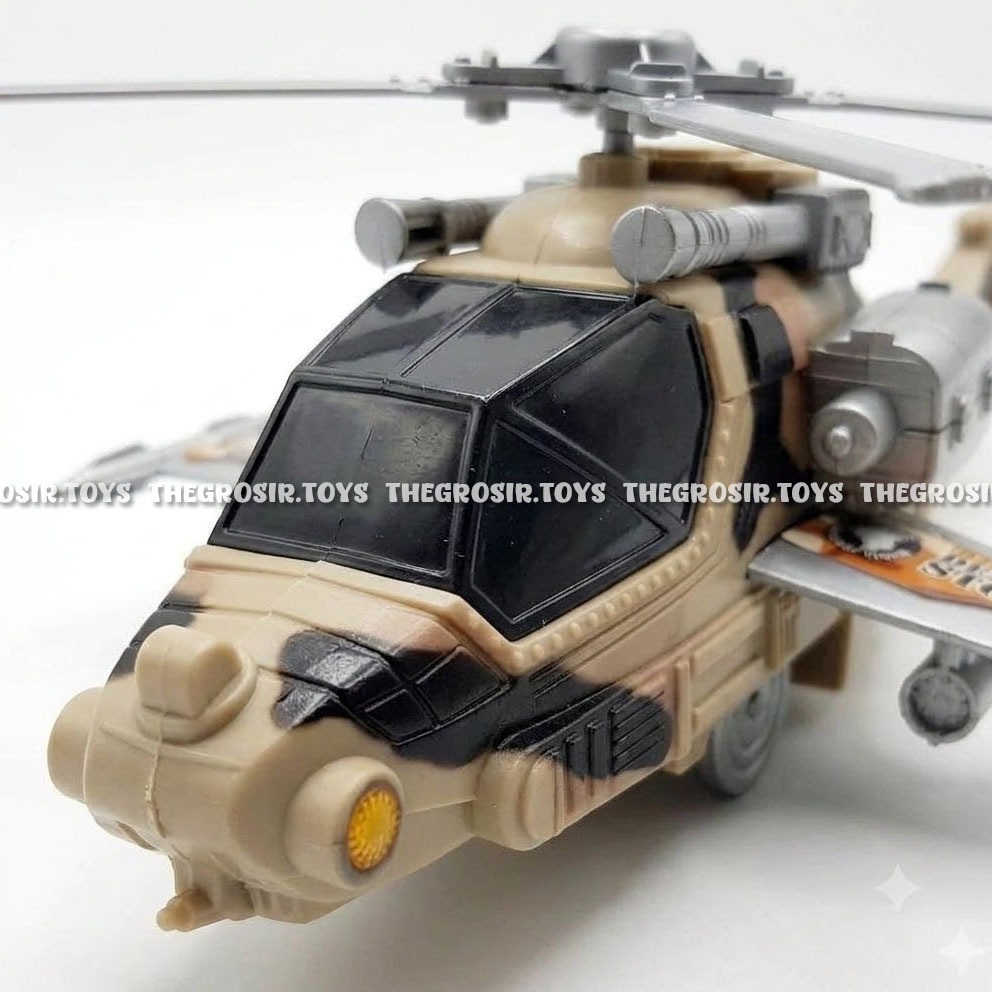 TGT Combat Helicopter Apache BP9770 Tarik RANDOM Mainan Helikopter Tentara Army Militer