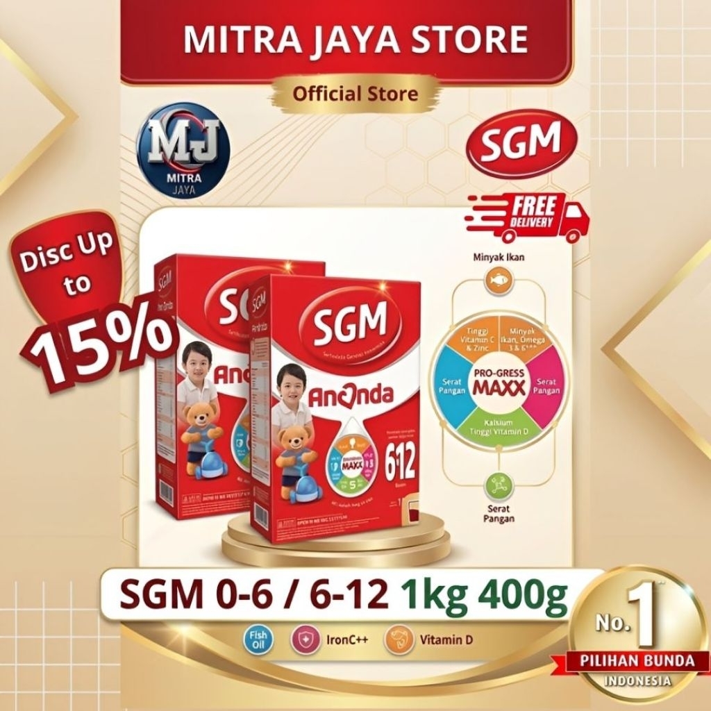 SGM Ananda 6-12 bulan 1000gr | SGM Ananda 0-6 bulan 1000gr