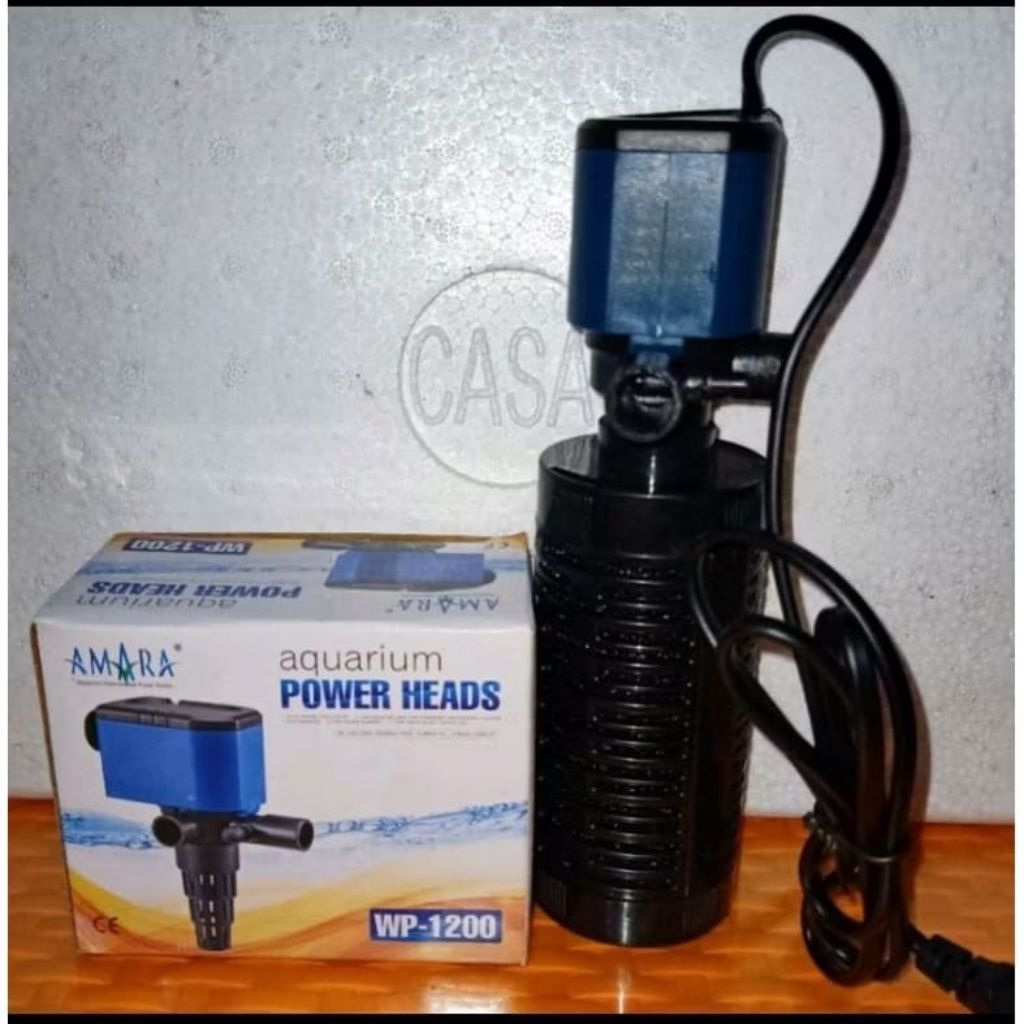 POWER HEAD / Pompa celup + quick filter akuarium Amara 1200A, Sakaipro 1200, yang 1200, SPA 1200