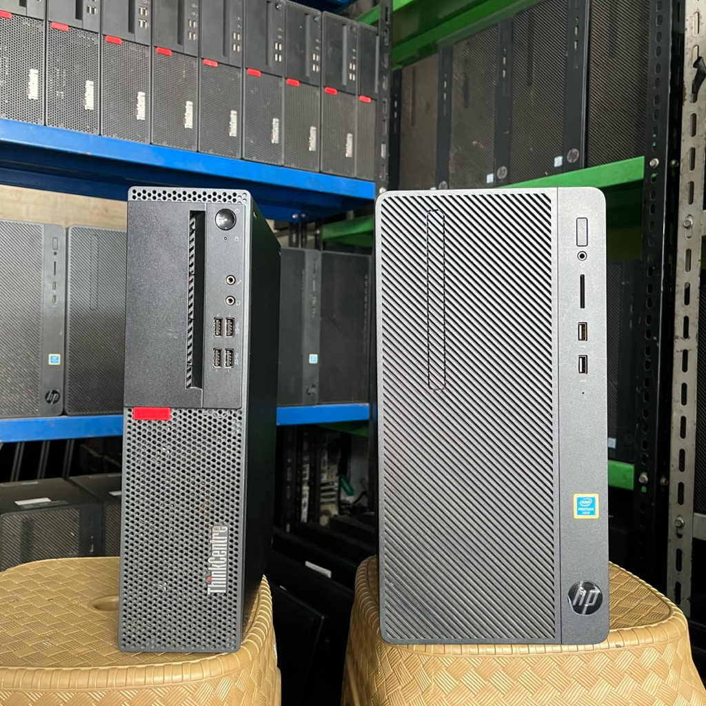 READY PC BUILD UP LENOVO THINKCENTRE SFF DAN HP DEKSTOP 280 G4 MT LIKE NEW BERGARANSI