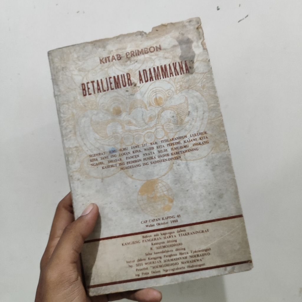 kitab primbon BETALJEMUR ADAMMAKNA
