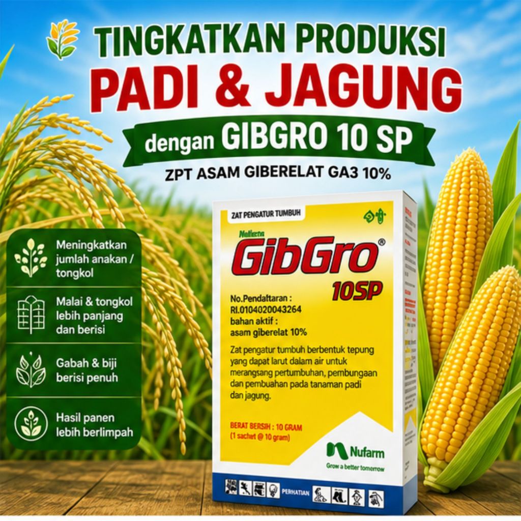 Zat Pengatur Tumbuh Gibro 10 SP Asam Giberelat GA3