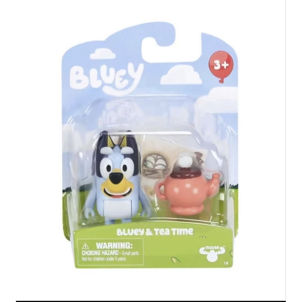 mainan figure bluey mainan anak bluey mini figure bluey cake topper bluey