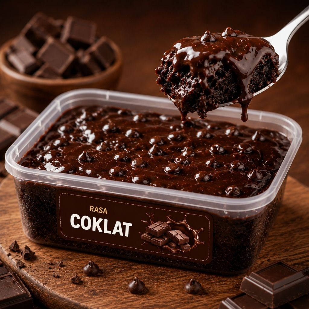 Brownies Lumer Coklat Kukus Dessert Box 200ml Jajanan Manis
