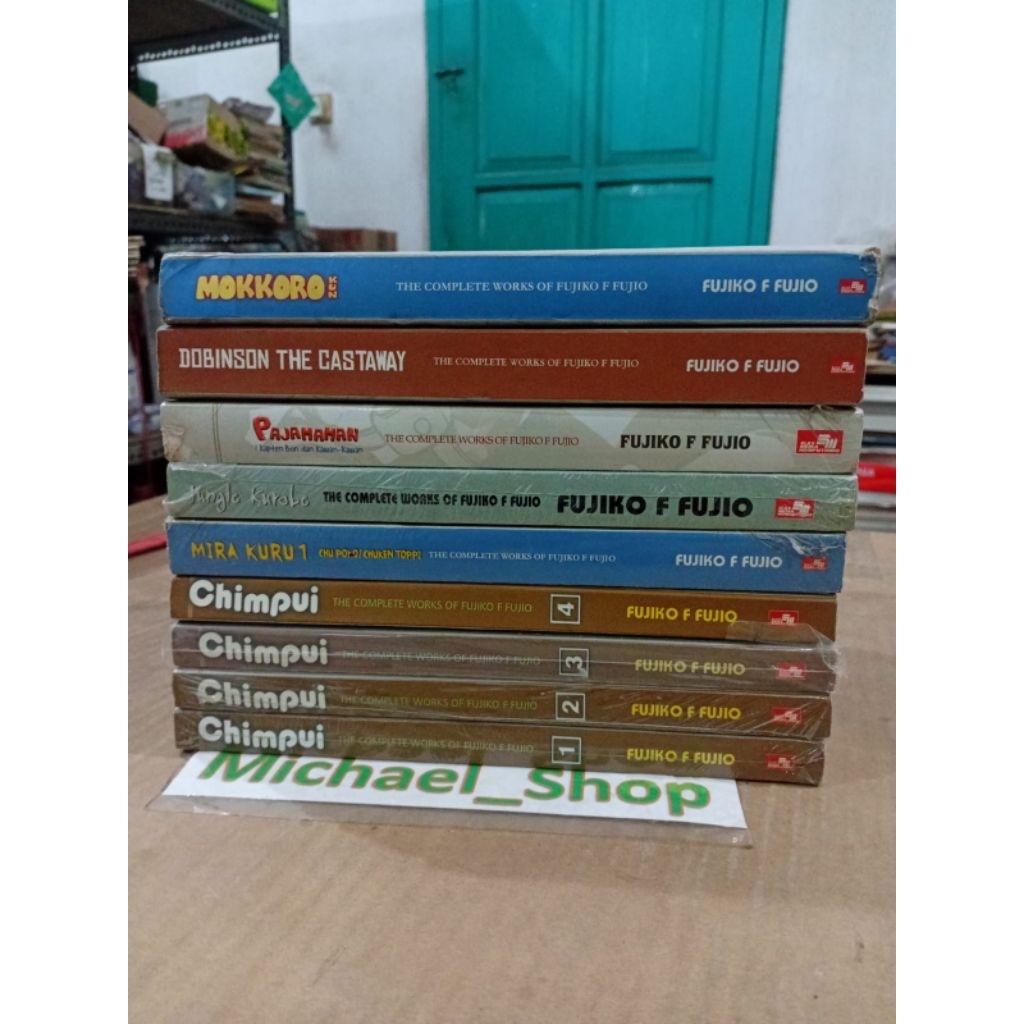 SET Komik Masterpiece Fujiko F Fujio Collection The Complete works Chimpui 1-4 Mirakuru 1 Pajamaman 
