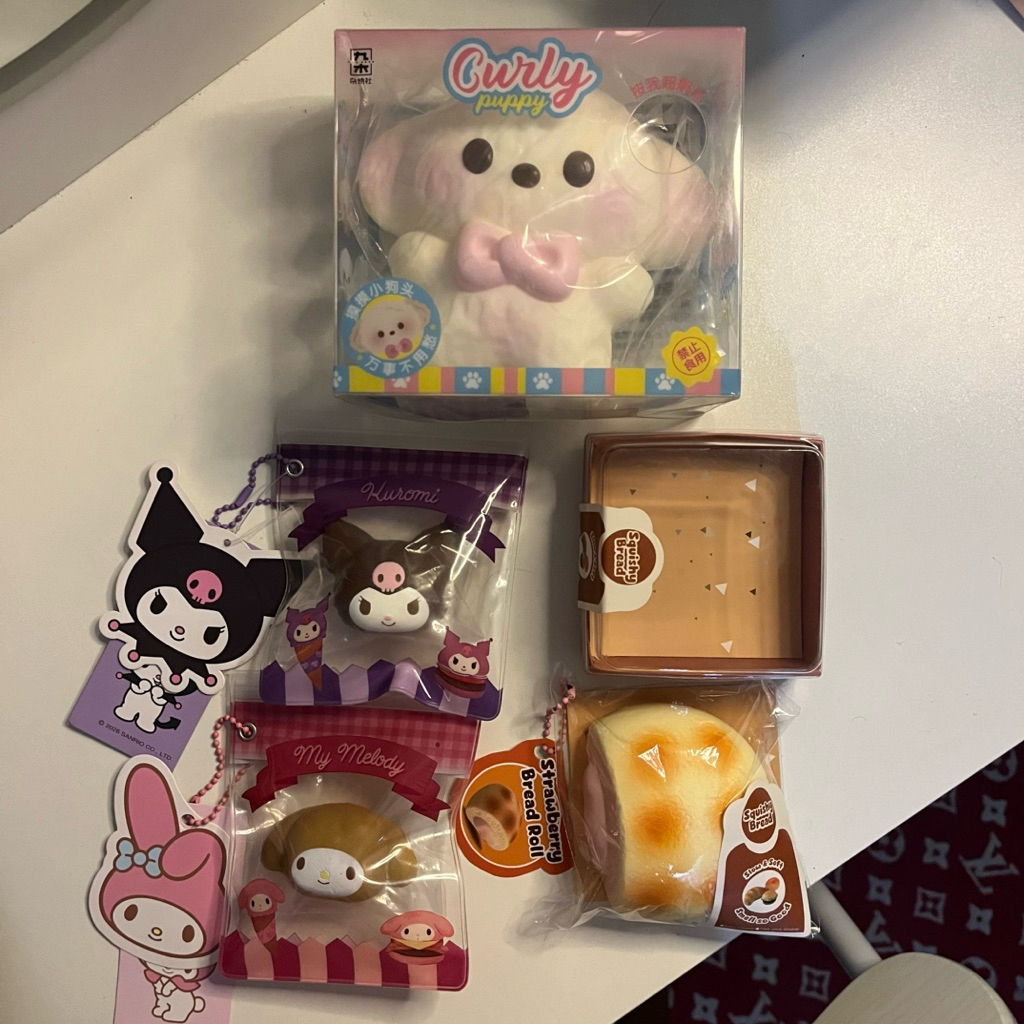 SQUISHY BREAD ALFAMART TOY SOURCE SANRIO MINISO