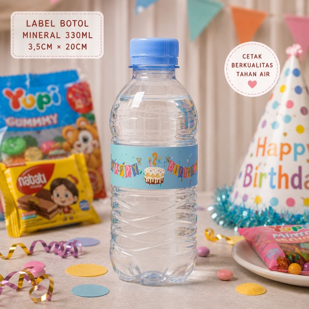LABEL BOTOL MINERAL CUSTOM