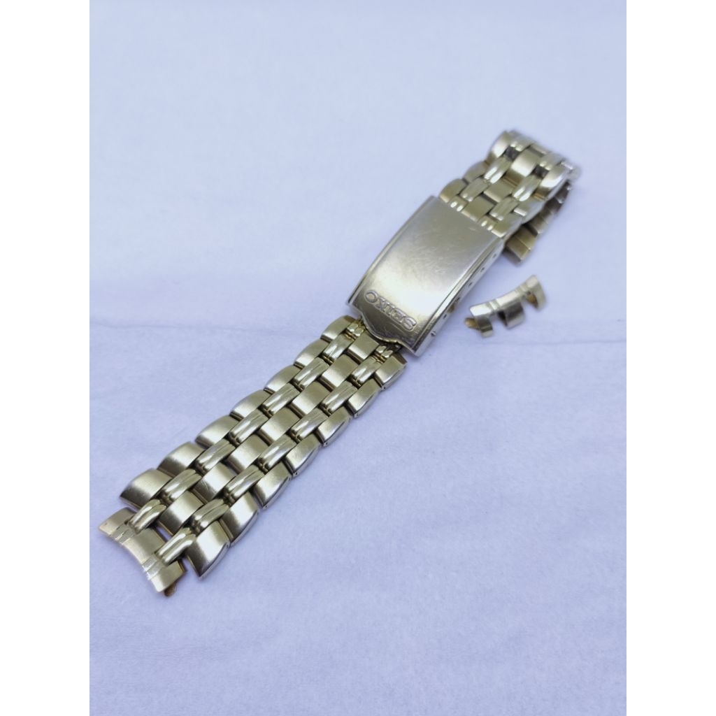 Rantai jam tangan antik seiko original 15mm japan vintage watch bracelet part arloji lawas klasik st