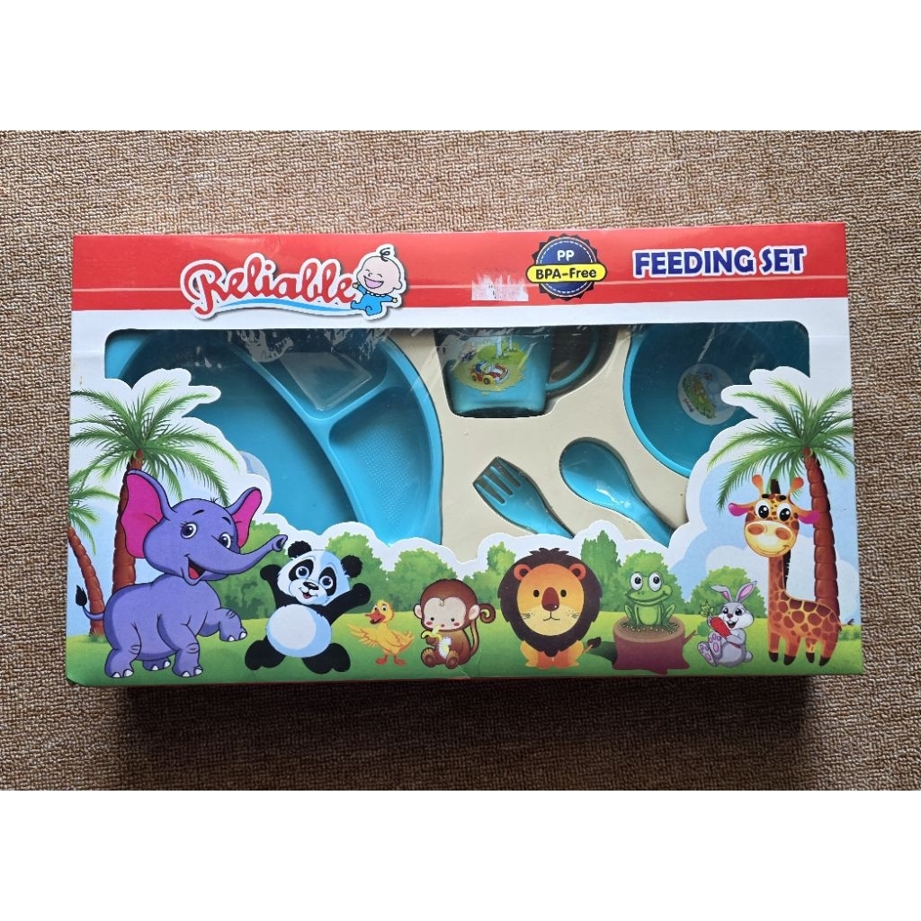 NEW!!! RELIABLE FEEDING SET RFS - 5006 | BPA FREE | baby gift | alat makan anak | ex kado | koleksi 