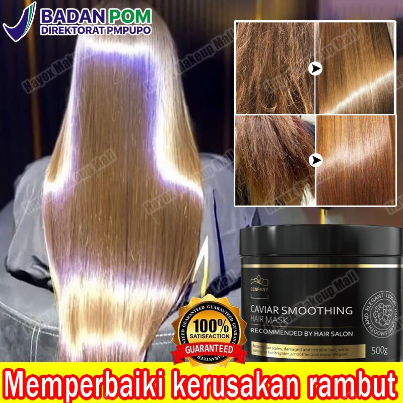 Pelurus Rambut Permanen Original 100% Krim Pelurus Rambut Masker Rambut Keratin Smoothing Obat Pelur