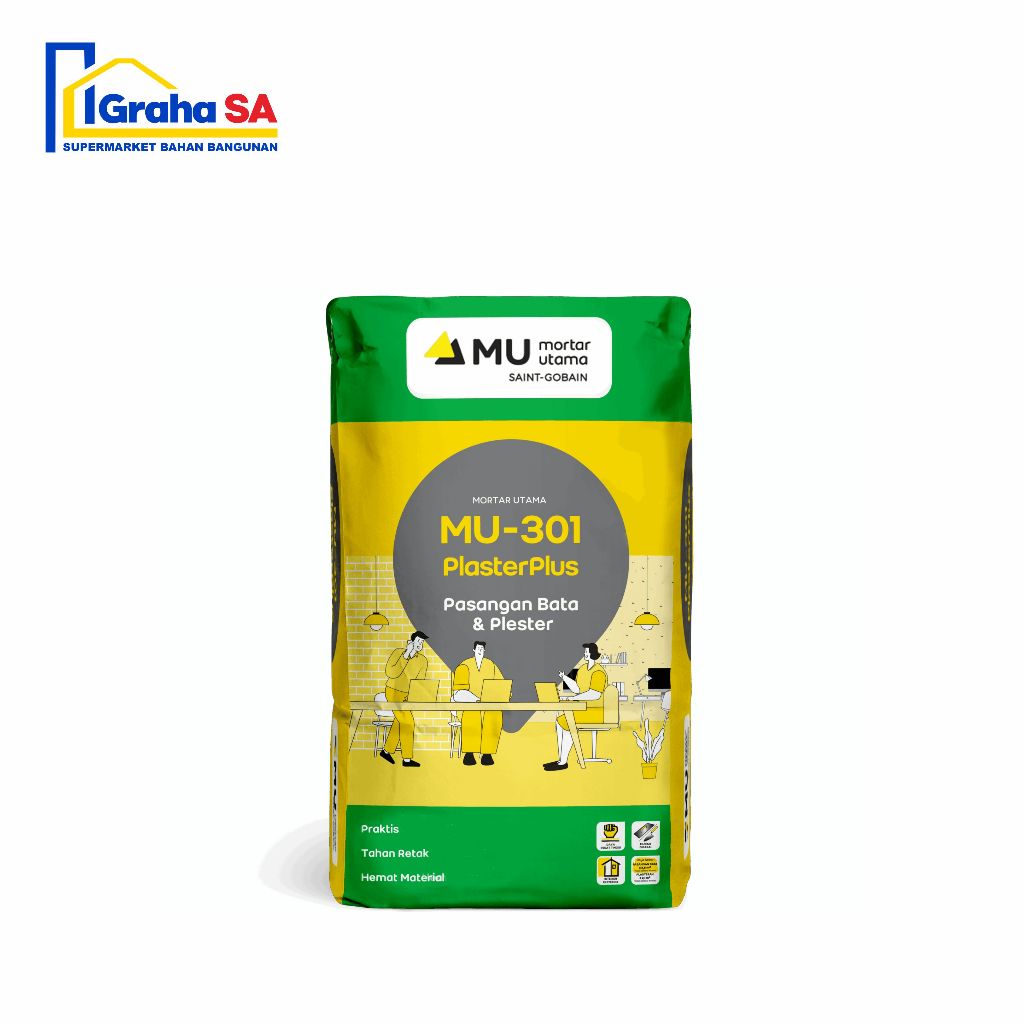 MU 301 PASANGAN BATA & PLESTERAN 40KG