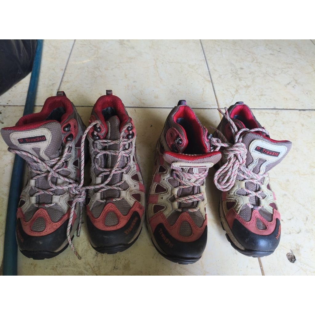 sepatu gunung treksta size 36 /37
