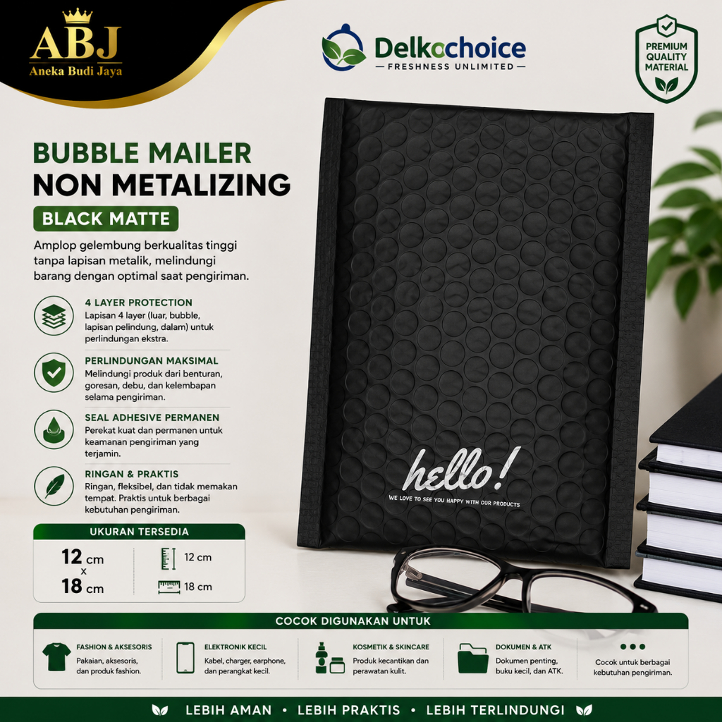 Amplop Bubble Mailer - Rusfet Bubble Mailer Envelope -