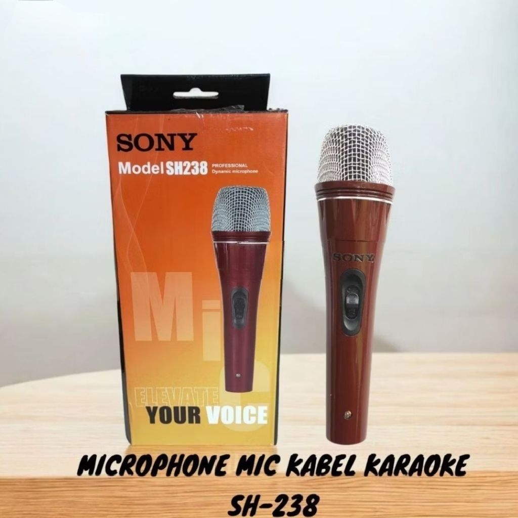 Microfon Kareoke - Microphone Salon Karaoke SN-328 - Mic Karaoke Kabel Speaker