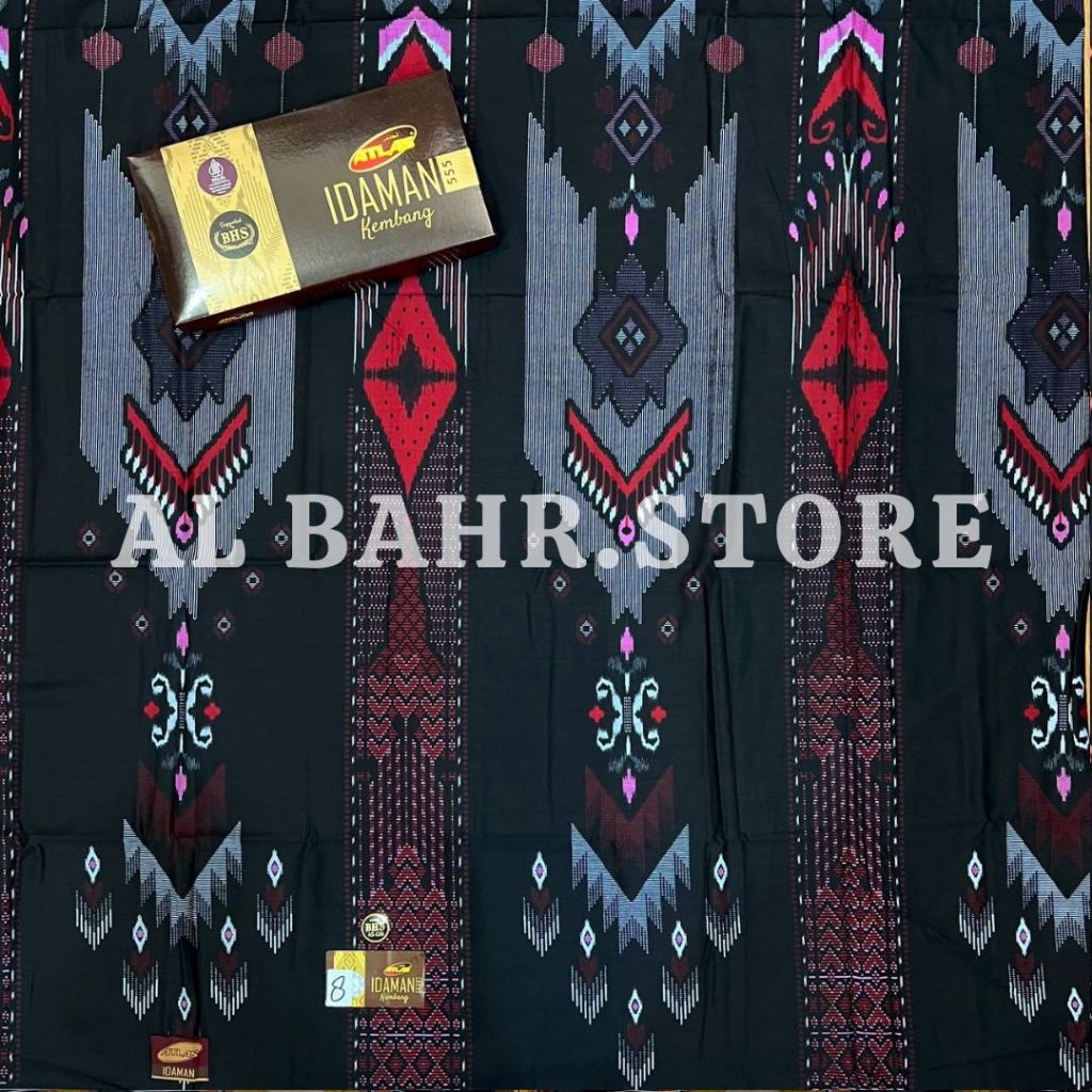 Sarung Atlas Idaman Harmoni Motif Baru Atlas Idaman Kembang Printing