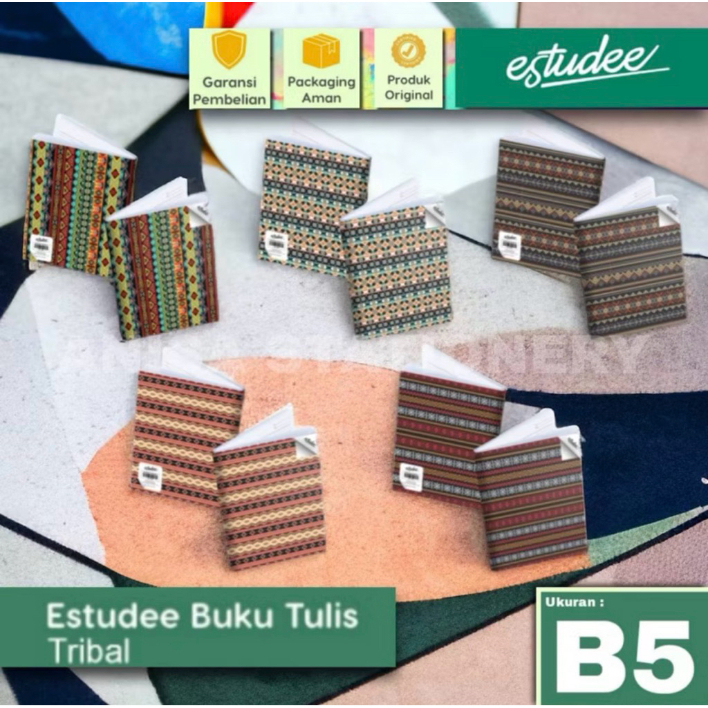 Buku Tulis Estudee - B5 Tribal Isi 10