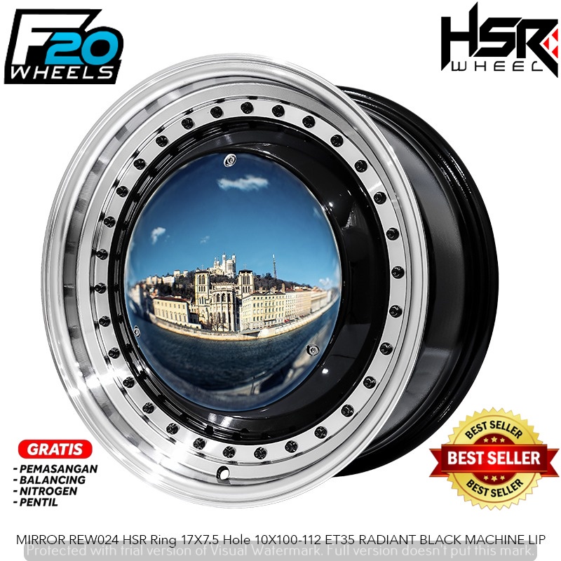 VELG CLASSIC HSR MIRROR R17X7,5 PCD 5X100 DAN 5X112 ET35