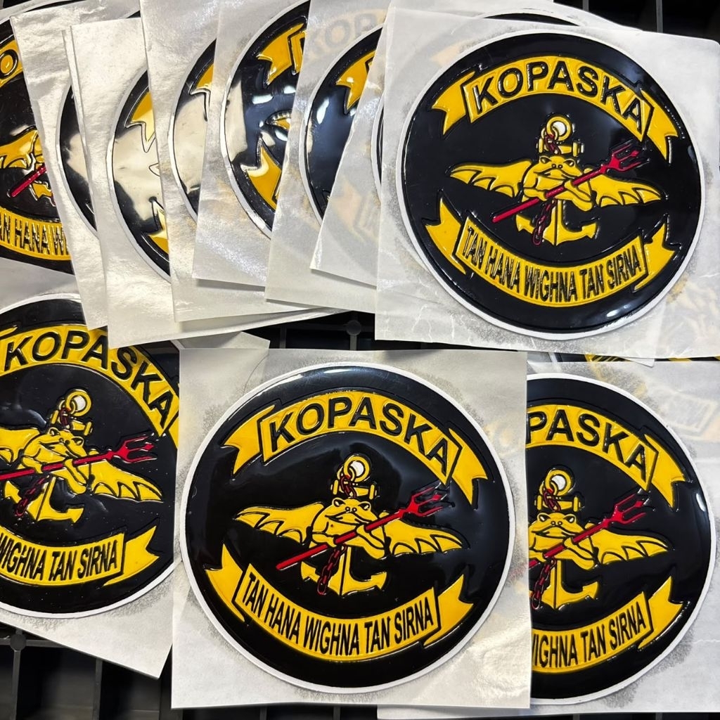 STICKER | TEMPELAN MOBIL BULAT KOPASKA