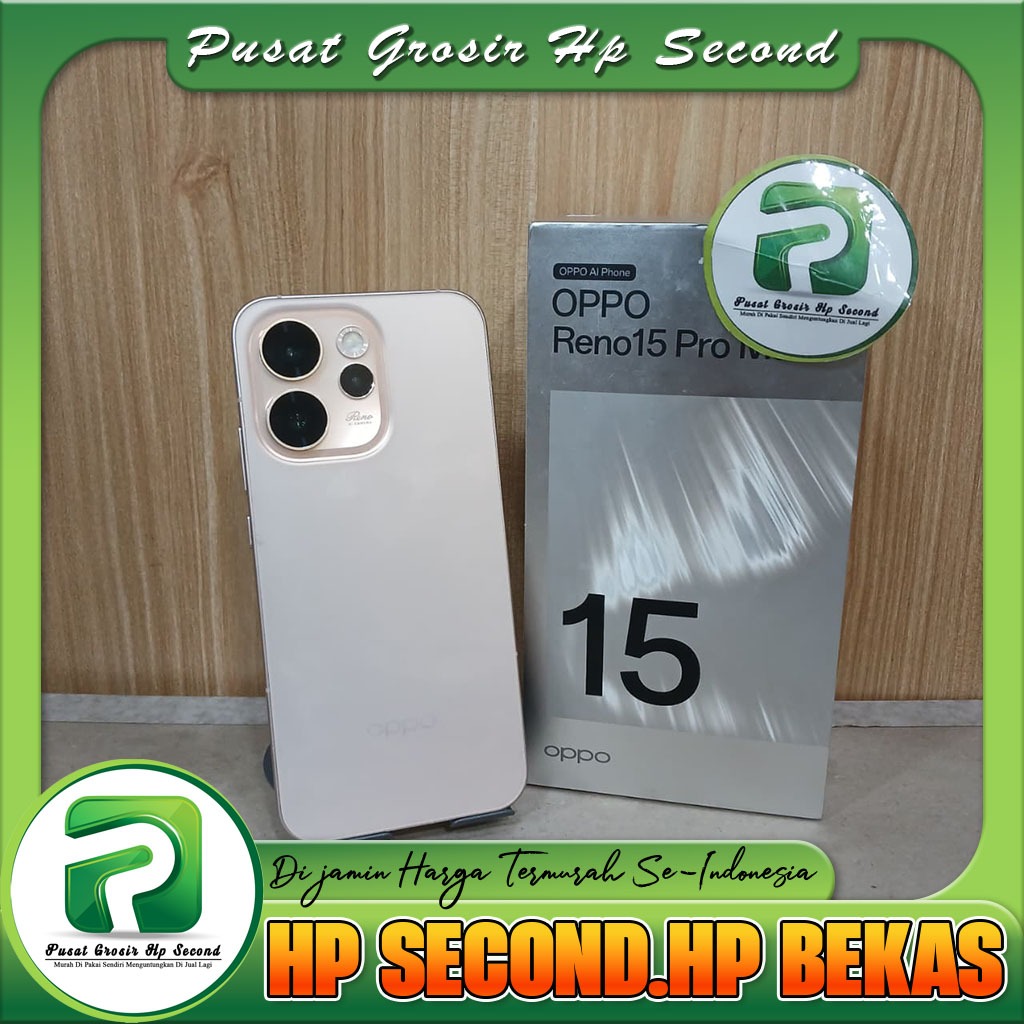 Oppo Reno 15 Pro Max Ram 12/256GB | Ram 12/512GB | Ram 16/256GB | Ram 16/512GB (Second)