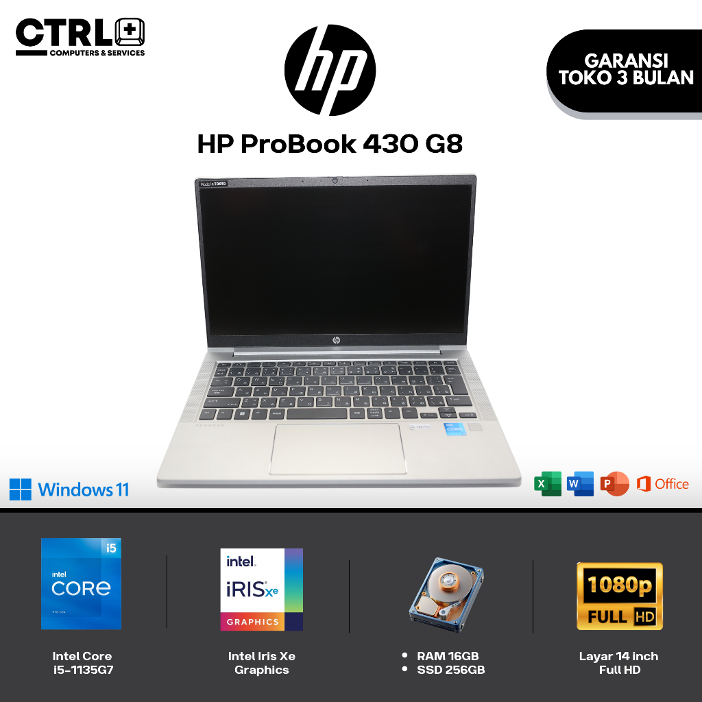 HP ProBook 430 G8 Intel Core i5-1135G7 16/256GB
