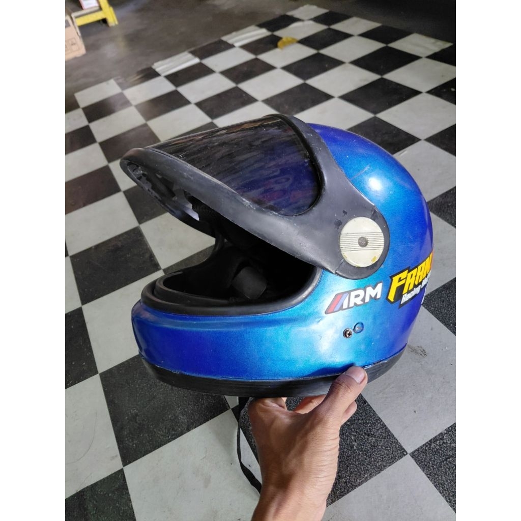 helm helmet fullface jadul clasik mulus