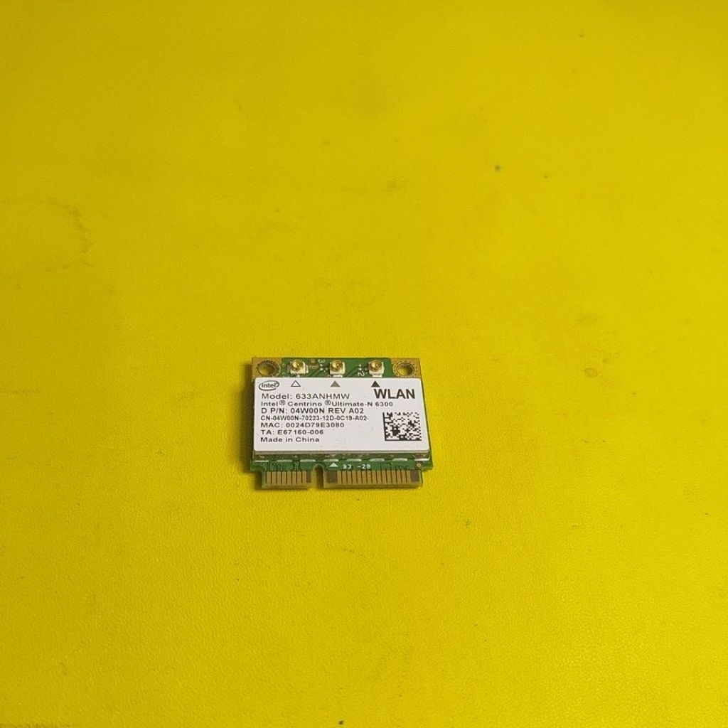 wifi card hp Elitebook 8470p 8470w