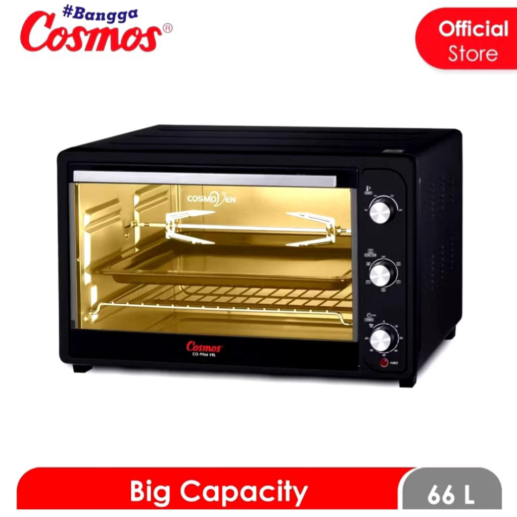 [FLASH SALE] Cosmos Oven Listrik 66 Liter Co-9966 Vrl
